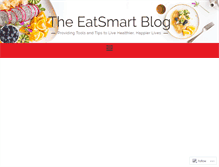 Tablet Screenshot of eatsmartblog.com